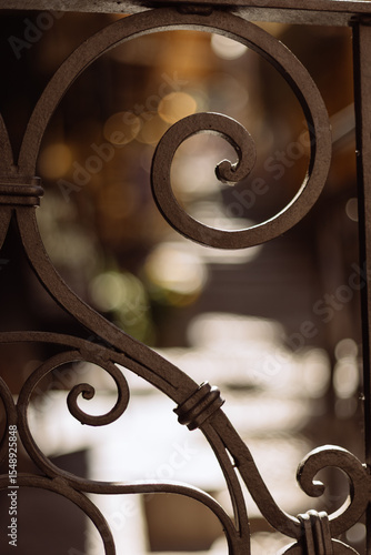 old iron ornament
