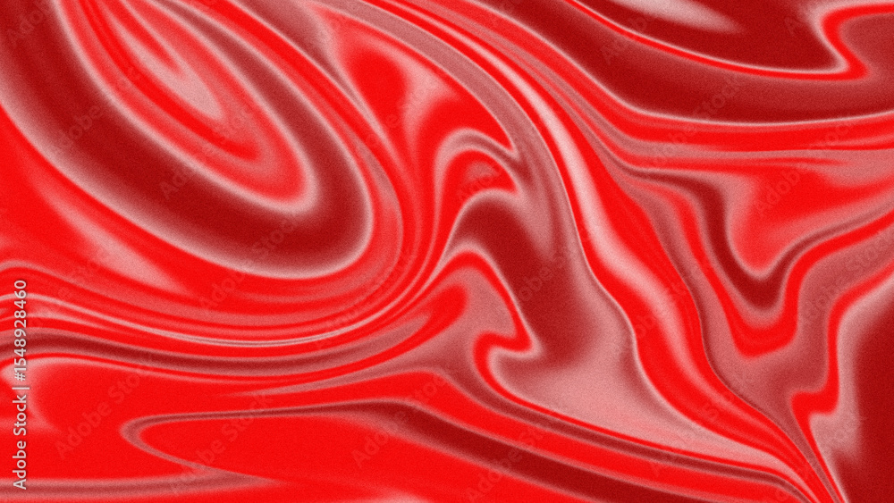 Fototapeta premium red silk wavy background with grains 