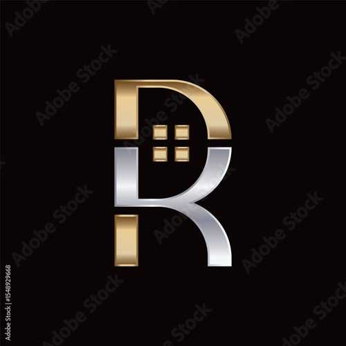 Luxury Initials DK Real Estate Logo Design