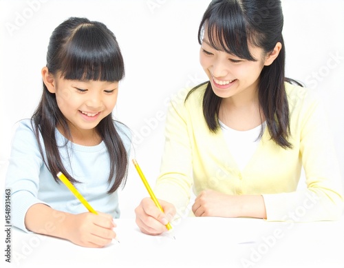 Girls and women studying 勉強をしている女の子と女性 18
