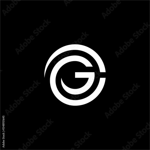 The GC or CG initials logo is modern, simple, elegant and unique. Suitable for technology, computer, internet and security companies.