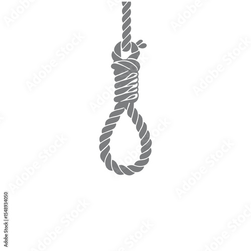 Illustration of a hanging rope.