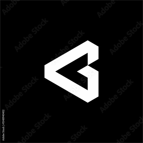The CB or BC initials logo is modern, simple, elegant and unique. Suitable for technology, computer, internet and security companies.
