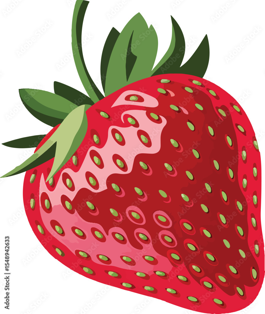 Obraz premium strawberry art design illustration premium quality