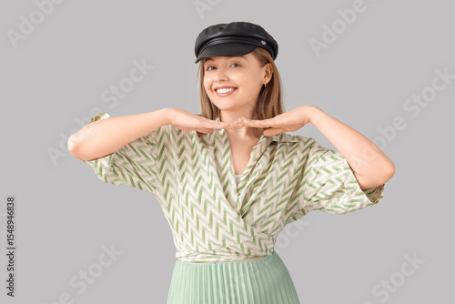 Young woman with beautiful ...