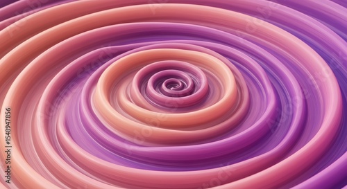Abstract Swirling Pink and Purple Concentric Circles Vibrant Fluid Dynamic Design Background