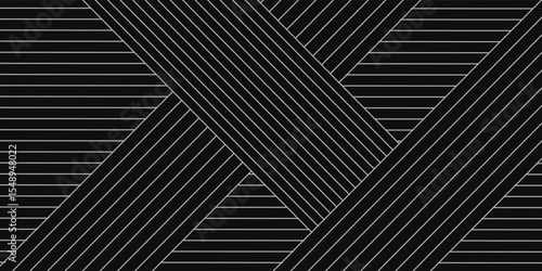 Abstract linear background with overlapping diagonal and horizontal lines. Trendy geometric pattern in monochrome style. Thin lines with gradient effect creating modern and stylish design.