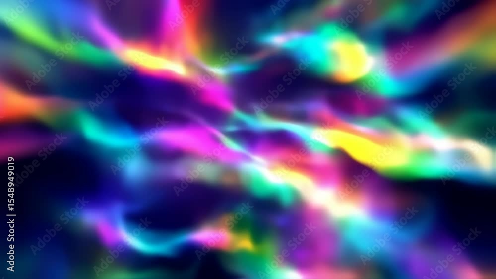 360 Video Floating Perspective within Holographic Auroras