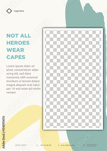 Frontline Heroes Appreciation Flyer – Medical Poster Template for Doctor and Nurse Tribute