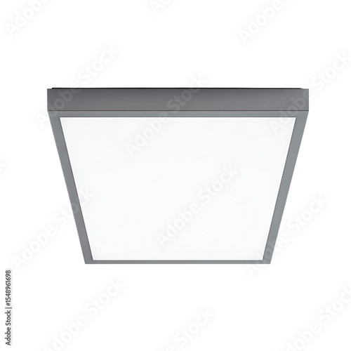 Modern LED Ceiling Light Fixture Square Panel Design