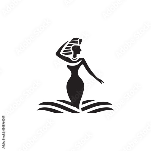 Egypt lady logo