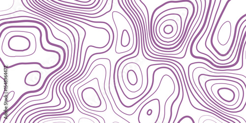 Purple Line Topographic Background – Artistic Abstract Contour Terrain Design.