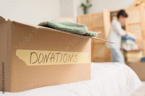 Box for donations against w...