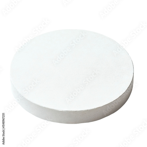 Versatile White Round Platform Perfect for Product Displays & Artistic Projects