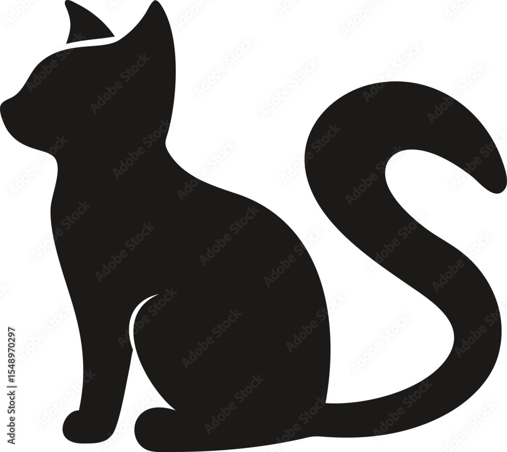 black cat silhouette black cat silhouette