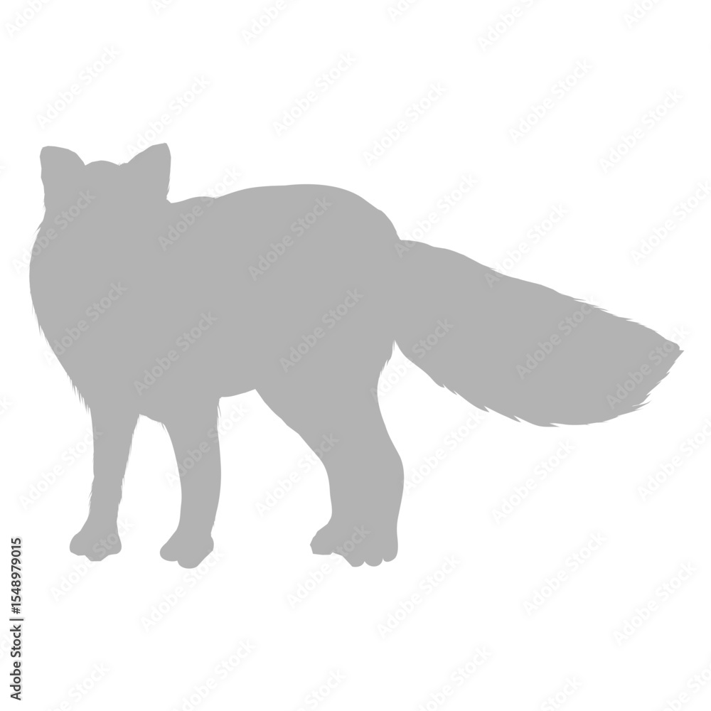 Fototapeta premium fox wolf Icon shadow_1