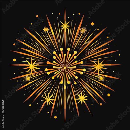 a dramatic and festive image showcasing a cluster .eps