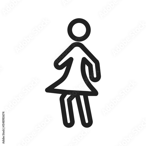 Tourist icon vector image. Suitable for mobile apps, web apps and print media.