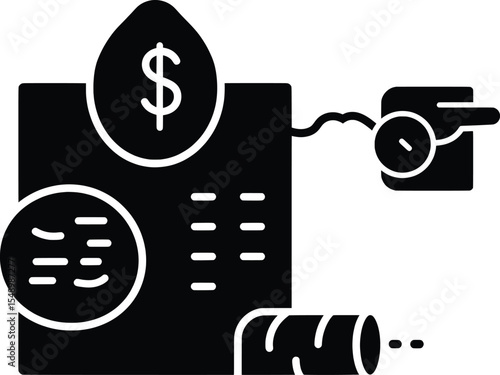Vector Illustration Against Drug Abuse and Illicit Trafficking in Business Context, Urban Environment, Visual Representation