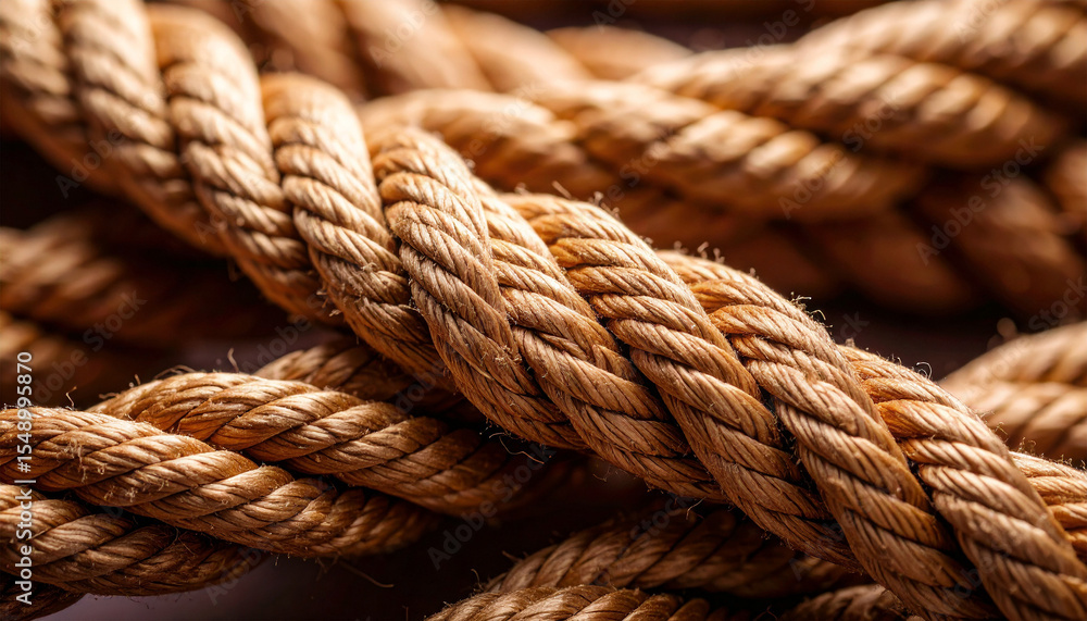 Coiled Rope Texture: A close-up of a thick, meticulously coiled rope, its rugged texture and natural fibers showcased in sharp detail, evokes a sense of strength and timelessness. Coiled Rope Texture: A close-up of a thick, meticulously coiled rope, its rugged texture and natural fibers showcased in sharp detail, evokes a sense of strength and timelessness.