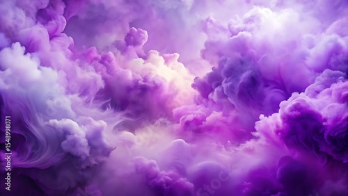 Fototapeta Naklejka Na Ścianę i Meble -  Abstract artistic purple clouds swirling forming an ethereal dreamy atmosphere