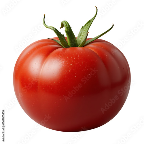 Wallpaper Mural Isolated Close Up of a Ripe Red Tomato Against a Black Background Torontodigital.ca