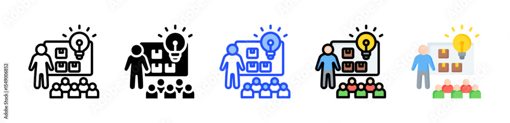 Workshop Icon Collection With Multiple Styles Workshop Icon Collection With Multiple Styles