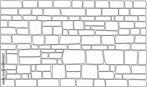 Seamless Wall Stone Pattern 099