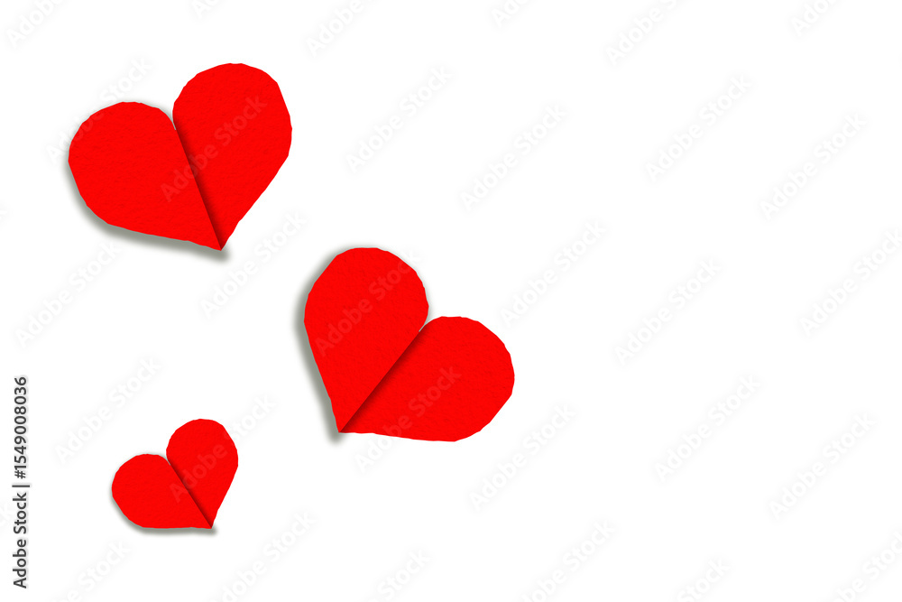 Red heart shaped paper on transparent background. Collage composition with rough texture of paper. Scalloped edges. Love and romance. Lovely halftone color. Red heart shaped paper on transparent background. Collage composition with rough texture of paper. Scalloped edges. Love and romance. Lovely halftone color.