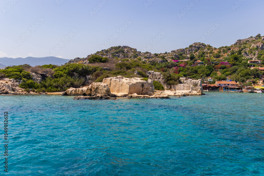 Fototapeta premium Kekova Island and Sunken City, Demre, Turkey
