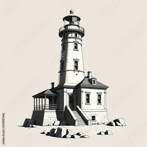 lighthouse on the beach