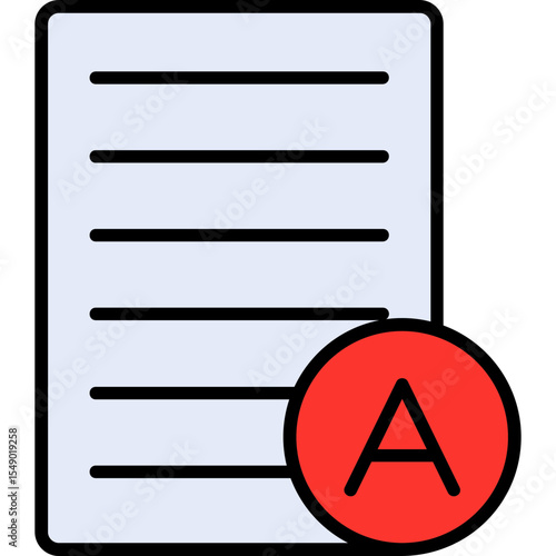 Grades Vector Icon Design