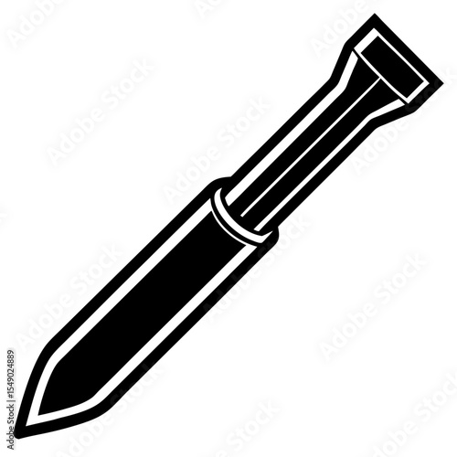 Bevel Edge Chisel Tool for Wood Carving and Shaping Tasks