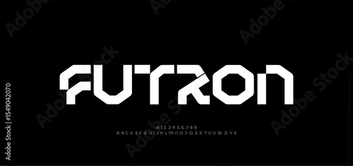Technology sport modern alphabet logo font. Typography bold typeface design for sport, abstract, fashion, digital, future creative logos fonts. vector illustration