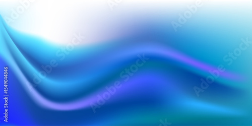 Abstract Blue and Purple Flowing Gradient Background