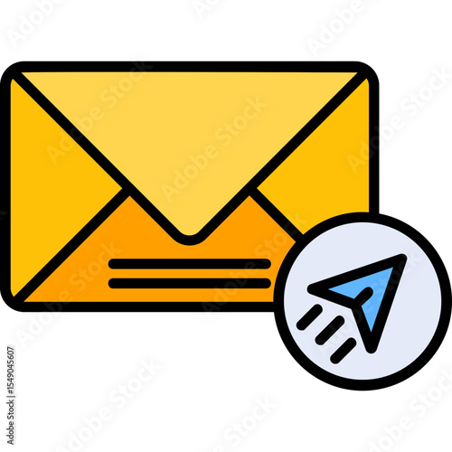 Send Mail Vector Icon Design