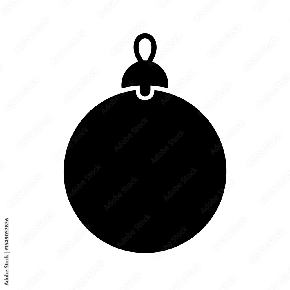 black silhouette of a christmas ornament on white .svg black silhouette of a christmas ornament on white .svg