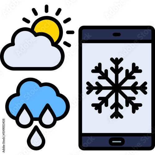 Forecast Vector Icon Design