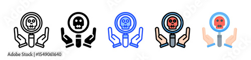Anthropology Icon Collection With Multiple Styles