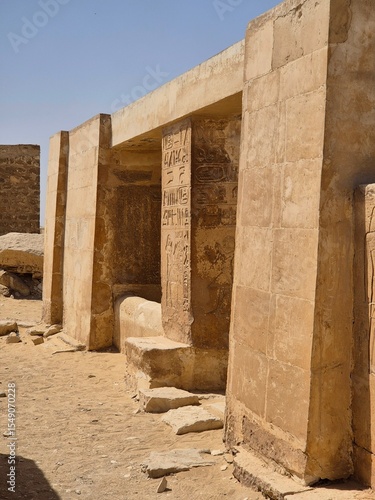 Принти на полотні Tomb in the Saqqara Necropolis in Egypt