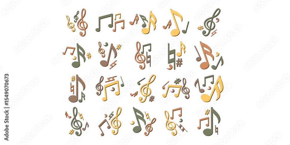 Retro Musical Note Retro Musical Note