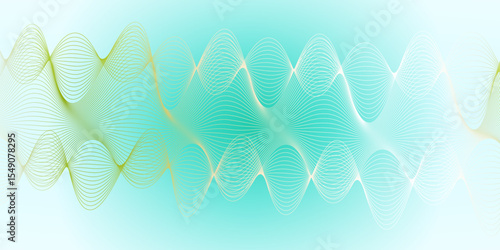 Abstract colorful smooth waves on a blue background. beautiful multi-colored super vector waves of different shapes gradient flowing wave lines. abstract dynamic color lines, waves. 
