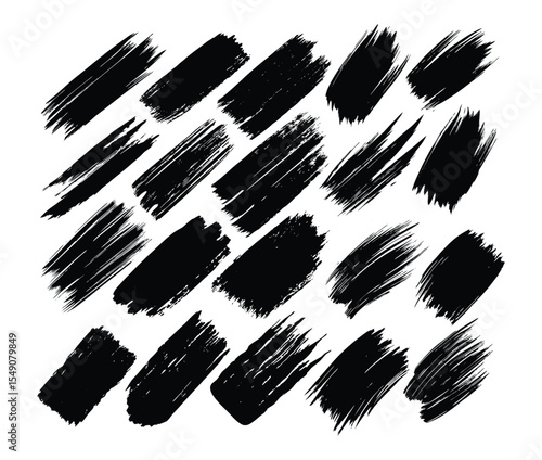 set of brush bundle strock designs