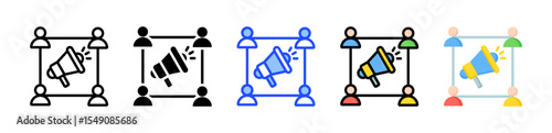 Engagement Icon Collection With Multiple Styles