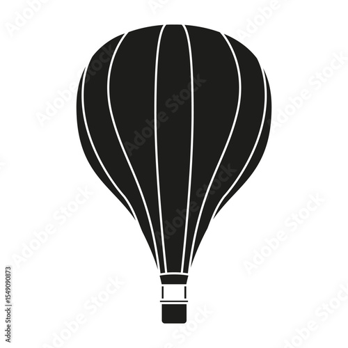 Air balloon vector icon. aerostat illustration sign. Ballon logo. Air balloon web icon.