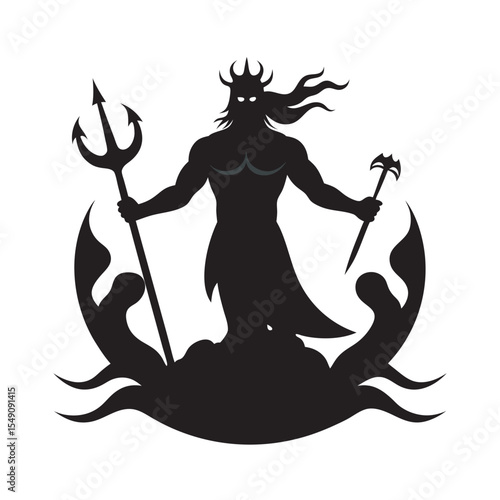 Poseidon God Of Ocean And Waves