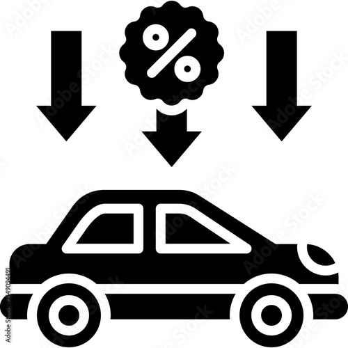 Car Discount Icon