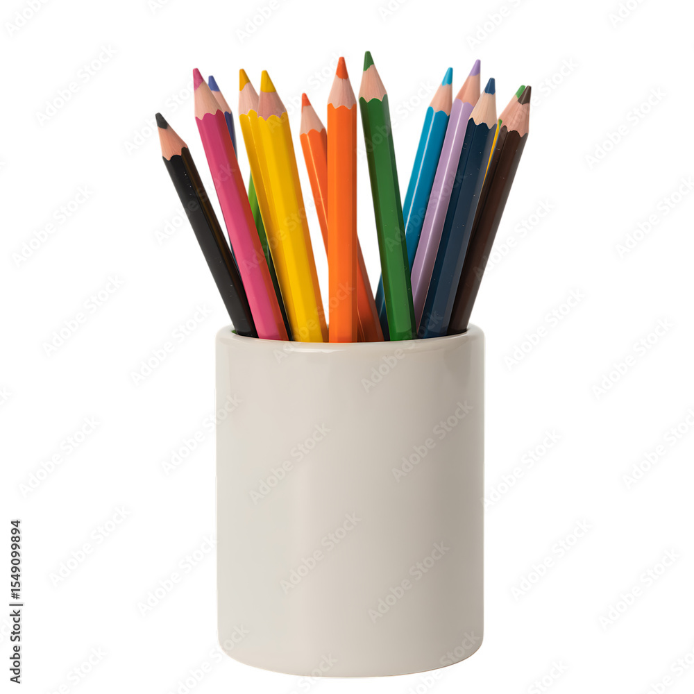 Fototapeta premium Vibrant Colored Pencils