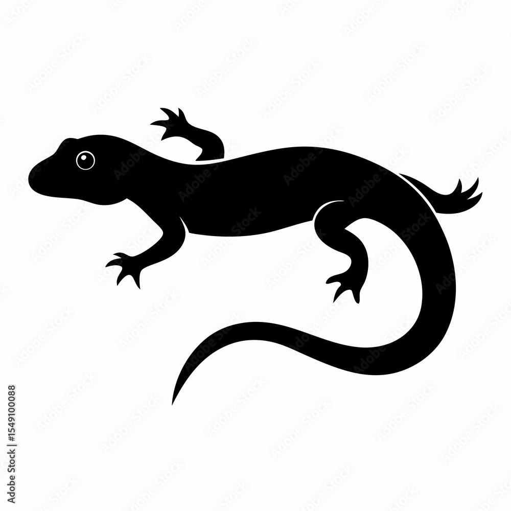 Obraz premium leopard gecko on white