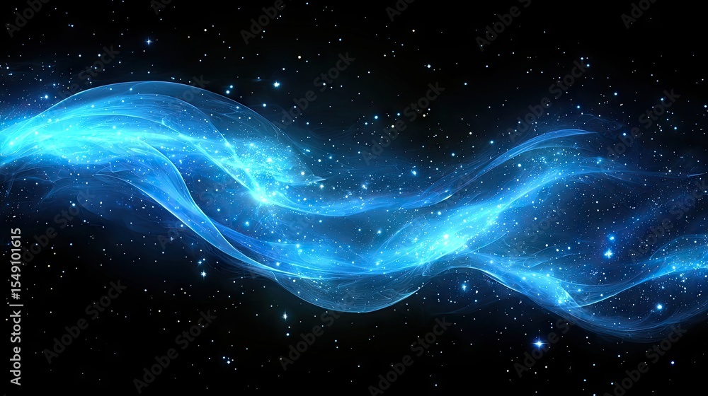 Radiant celestial energy waves in deep space. Radiant celestial energy waves in deep space.
